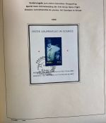 DDR Sammlung gestempelt - 1949-1974 nahezu komplett auf Vordruck im Klemmbinder