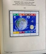 DDR Sammlung gestempelt - 1949-1974 nahezu komplett auf Vordruck im Klemmbinder