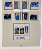 CEPT Europa Union Jahrgang 1991 postfrisch komplett auf Lindner Vordruck