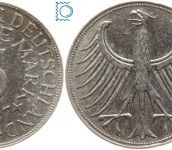 5 Deutsche Mark 1957 F - Silberadler 1951-1974 - Jaeger 387