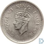 Indien 1 Rupie 1944 L (Lahore), Georg VI. (1936-1947)