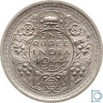 Indien 1 Rupie 1944 L (Lahore), Georg VI. (1936-1947)