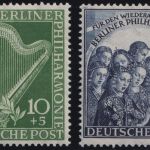 Berlin, Michel Nr. 72-73 ungebraucht - Berliner Philharmonie
