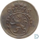 Pfalz, Kurlinie, 1/2 Kreuzer 1773 Mannheim Karl Theodor 1743-1799