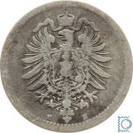 Kaiserreich, 50 Pfennig 1877 E, Wilhelm I., Silber, Jäger 7