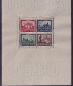 Deutsches Reich Block 1 ungebraucht - IPOSTA 1930 - geprüft Schlegel BPP