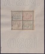 Deutsches Reich Block 1 ungebraucht - IPOSTA 1930 - geprüft Schlegel BPP