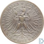 Freie Stadt Frankfurt - Vereinsthaler - Taler 1862 - Frauenkopf - Silber