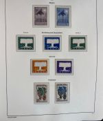 CEPT Europa Union Jahrgang 1956-1977 postfrisch komplett auf Leuchtturm Vordruck