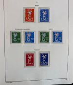 CEPT Europa Union Jahrgang 1956-1977 postfrisch komplett auf Leuchtturm Vordruck