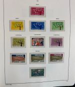 CEPT Europa Union Jahrgang 1956-1977 postfrisch komplett auf Leuchtturm Vordruck