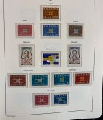 CEPT Europa Union Jahrgang 1956-1977 postfrisch komplett auf Leuchtturm Vordruck