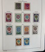 CEPT Europa Union Jahrgang 1956-1977 postfrisch komplett auf Leuchtturm Vordruck