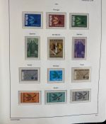 CEPT Europa Union Jahrgang 1956-1977 postfrisch komplett auf Leuchtturm Vordruck