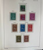 CEPT Europa Union Jahrgang 1956-1977 postfrisch komplett auf Leuchtturm Vordruck