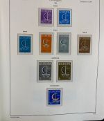 CEPT Europa Union Jahrgang 1956-1977 postfrisch komplett auf Leuchtturm Vordruck