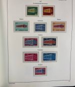 CEPT Europa Union Jahrgang 1956-1977 postfrisch komplett auf Leuchtturm Vordruck