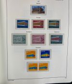 CEPT Europa Union Jahrgang 1956-1977 postfrisch komplett auf Leuchtturm Vordruck