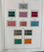 CEPT Europa Union Jahrgang 1956-1977 postfrisch komplett auf Leuchtturm Vordruck