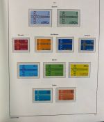 CEPT Europa Union Jahrgang 1956-1977 postfrisch komplett auf Leuchtturm Vordruck