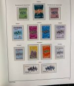 CEPT Europa Union Jahrgang 1956-1977 postfrisch komplett auf Leuchtturm Vordruck