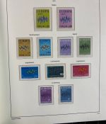 CEPT Europa Union Jahrgang 1956-1977 postfrisch komplett auf Leuchtturm Vordruck