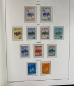 CEPT Europa Union Jahrgang 1956-1977 postfrisch komplett auf Leuchtturm Vordruck