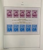 CEPT Europa Union Jahrgang 1956-1977 postfrisch komplett auf Leuchtturm Vordruck