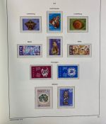 CEPT Europa Union Jahrgang 1956-1977 postfrisch komplett auf Leuchtturm Vordruck