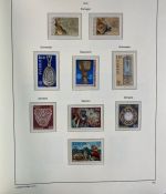 CEPT Europa Union Jahrgang 1956-1977 postfrisch komplett auf Leuchtturm Vordruck