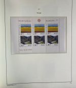 CEPT Europa Union Jahrgang 1956-1977 postfrisch komplett auf Leuchtturm Vordruck