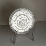 Liberia 2006 5 Dollars The Great Wall – Chinesische Mauer PP vergoldet