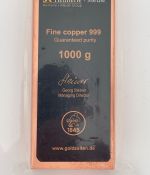 1 Kilo Kupferbarren Feinkupfer 999 | Heimerle & Meule Original Invest
