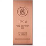 1 Kilo Kupferbarren Feinkupfer 999 | Heimerle & Meule Original Invest