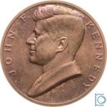 John F. Kennedy Medaille Amtseinführung 1961 - INAUGURATED PRESIDENT
