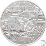 ÖSTERREICH - 500 Schillinge 1996 Cities Die Mühlenregion - Silber