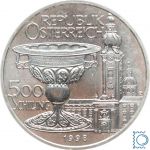 ÖSTERREICH - 500 Schillinge 1998 - Österreich und sein Volk - Der Goldschmied - Silber