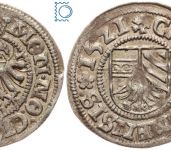 Kempten-Stadt, ½ Batzen 1521, Zur Zeit Maximilian I. (1486-1519) - Erhaltung!