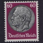 Deutsches Reich, Nr. 493 / 60 Pf. Hindenburg postfrisch, geprüft Schlegel BPP
