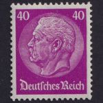 Deutsches Reich, Nr. 491 / 40 Pf. Hindenburg postfrisch, geprüft Schlegel BPP