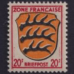 Französische Zone Allgemeine Ausgabe - Michel Nr. 8 bx postfrisch, geprüft Straub BPP