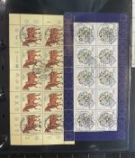 Bund Zehnerbogen Sammlung 1996-2000 gestempelt ESST - über 150 Bogen!