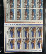 Bund Zehnerbogen Sammlung 1996-2000 gestempelt ESST - über 150 Bogen!