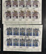 Bund Zehnerbogen Sammlung 1996-2000 gestempelt ESST - über 150 Bogen!