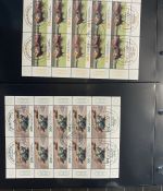 Bund Zehnerbogen Sammlung 1996-2000 gestempelt ESST - über 150 Bogen!