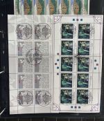 Bund Zehnerbogen Sammlung 1996-2000 gestempelt ESST - über 150 Bogen!