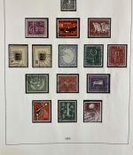 BRD / Bund 1949-1969 Sammlung gestempelt komplett auf Lindner Vordruck