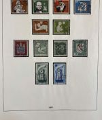 BRD / Bund 1949-1969 Sammlung gestempelt komplett auf Lindner Vordruck