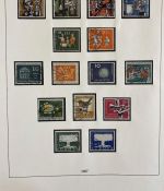 BRD / Bund 1949-1969 Sammlung gestempelt komplett auf Lindner Vordruck