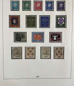 BRD / Bund 1949-1969 Sammlung gestempelt komplett auf Lindner Vordruck